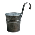 thumbnail image 4 of Almencla Hanging Flower Pot Bucket Bonsai Pot Garden Railing Planter Small Plants Holders with hole, 4 of 8