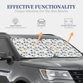 thumbnail image 4 of Fotbe Colorful Hat Snowman Juego de 2 Piezas de Parasoles para Parabrisas | Bloqueador Solar para Auto | Accesorios Plegables para Protección Solar Interior-Medium, 4 of 6