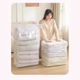 thumbnail image 4 of Vacuum Compression Bags, No Pump Needed, Thick Clothes Quilt Storage Bags for Travel, Home, Dorm, Moving – Small Size, 4 of 5