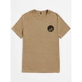thumbnail image 3 of Coconut Tree Stripe Men's Graphic Tee with Short Sleeves, Sizes S-2XL, 3 of 8