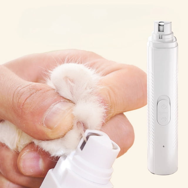 Rvkxad USB Rechargeable Pet Nail Grinder 3-Speed Low Noise for Dogs Cats Nail Trimming, Electric Nail File