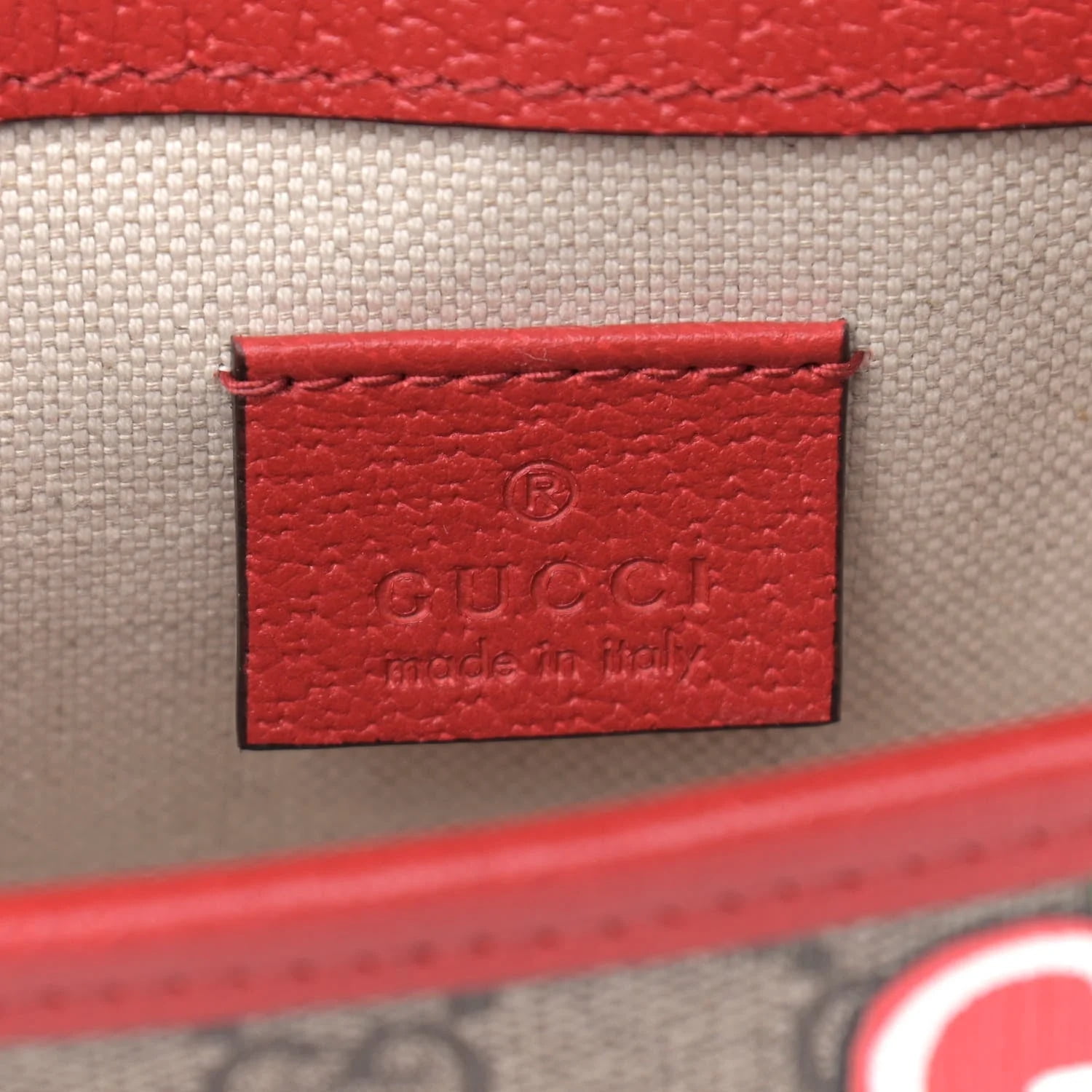 New Gucci Supreme Canvas GG Apple Print Belt Bag 625233 