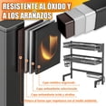 thumbnail image 4 of Escurridor de Trastes de 2 Niveles, Acero Inoxidable sobre Fregadero, Rejilla de Secado para Escurridor de Platos Grande, Organizadores de Cocina Multifuncionales y Estante de Almacenamiento,Negro, 4 of 19