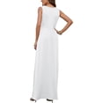 thumbnail image 3 of Vestido largo suelto sin mangas de verano para mujer Vestido largo casual con bolsillos Fokelyi FSHY034-497, 3 of 5