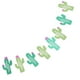 thumbnail image 5 of FELTECHELECTR Banderines para fiestas de carnaval mexicano con estampado de cactus, banderines para tirar, suministros de decoración para fiestas de cumpleaños, 5 of 6