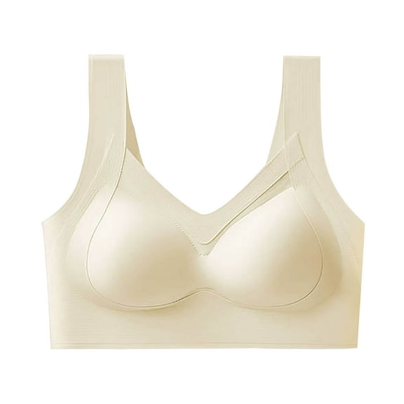 fatyb Seamless Bras for Women Full Coverage Soft Everyday Bras No Underwire Womens Breathable Bralettes