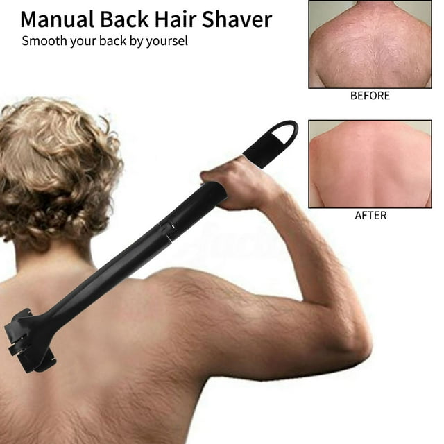 Afeitadora manual para el cabello Hágalo usted mismo Afeitadora de cabello para todo el cuerpo Mango largo Afeitadora plegable para el cabello