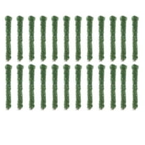 NS Christmas House 24 Count Flexible Wire Holiday Pine Green Artificial Garland Ties 12 Inch  for Christmas Decoration Fixing Craft Gift DIY Decor