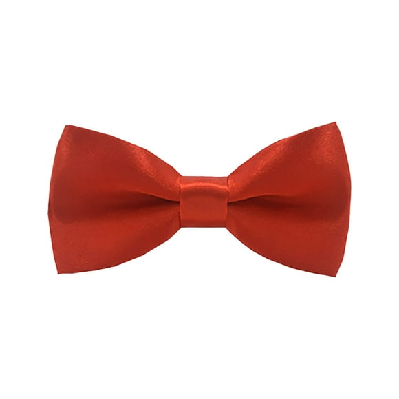 BINGLI Pre Tied Bow Ties, Solid Color Mens Bow Tie for Boys, Adjustable Clip On Bow Ties for Men, Boys Costume, Wedding Celebration (Six Color Options)