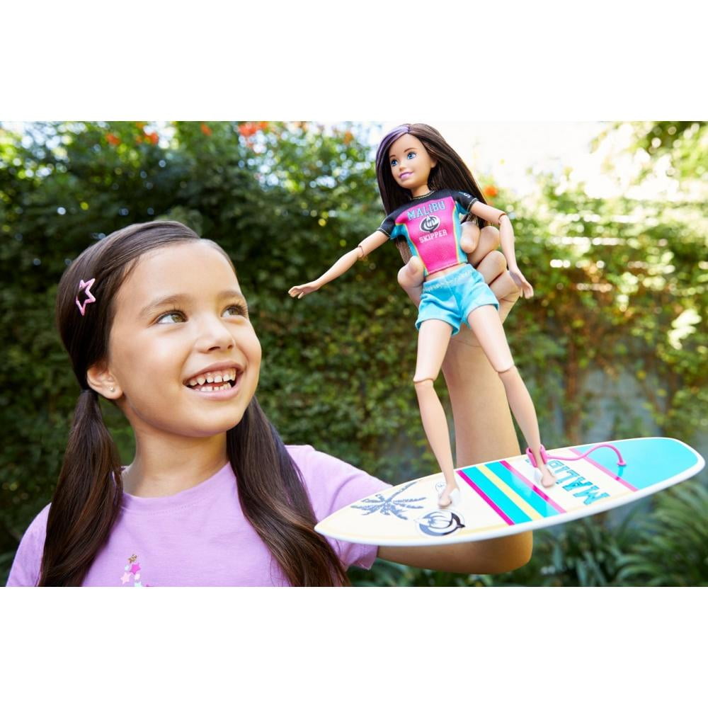 Barbie Dreamhouse Adventures Skipper Surf Doll, Approx. 11-Inch In Surfing Fashion, With Accessories - Walmart.com - Walmart.com