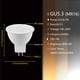 thumbnail image 4 of Foco LED GU10 GU5.3 100V-240V 3W-8W reemplazo de luz blanca cálida de alto brillo 50W 100W lámpara halógena es adecuada para Cocina, 4 of 4
