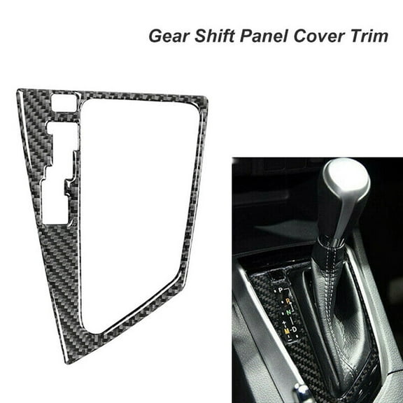 For Toyota Corolla Levin 2014-2018 Car Gear Shift Panel Cover Trim Carbon Fiber