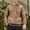 Khaki, variant on Timoontee Men's Trendy Casual Hoodies Regular Long Sleeve Pullover Sweatshirts Solid Kangaroo Pocket Outdoor Workout Hooded Sweatshirts Army Green M