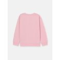 thumbnail image 3 of Solid Sweatshirt with (Magique) Chenille emboidery - Pink, 3 of 6