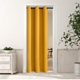 thumbnail image 1 of Cortinas de puerta MYSKY HOME, opacas, color amarillo mostaza, 86 x 203 cm, 1 of 7