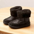 thumbnail image 2 of Toddler Kids Girls' Boots Snow Boots with Faux Fur Footwear Fleece Lined Winter Fashion Warm Footwear Warm Boots Toddler Shoes Solid Color Breathable Winter Fashion Footwear, 2 of 7