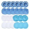 thumbnail image 6 of 24 Packs Polishing Bonnet, 6in/150mm Microfiber Nonwoven Cotton Buffing Pads for Cars Motorcycles Boats Wax Buffer Polisher Attachment, 6 of 9