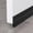 Black, variant on Kmonabie PVC Under Door Draft Stopper Weather Stripping Door Sweep Gaps Filler, Noise Blocker Wind Blocker Air Draft Guard, Bottom Gaps Filler for Bedroom AC, 39.37 Inch Length, Gray