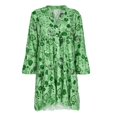 thumbnail image 3 of Femmes Ample Imprimé Trois Quarts Mini Robe Robe d'Été, 3 of 6