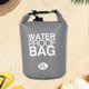 thumbnail image 5 of Bolsa flotante de agua de 5L/10L Bolsa de natación al aire libre de lona de PVC (Gris 5L), 5 of 7