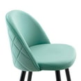thumbnail image 4 of Modway Cordial Performance Velvet Bar Stools - Set of 2 in Mint, 4 of 10