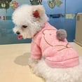 thumbnail image 6 of Fleece Dog Vest Clothes, Warm Dog Shirt Pullover Sweater Pet Coat Jacket Apparel for Fall Winter Christmas Wearing, 6 of 8