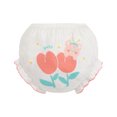 thumbnail image 4 of Girls Panties Size 6-8 Ruffle Cute Cartoon Flower Print Underwear Soft and Comfortable Cotton Undies Kids Toddler Boys Briefs Trunks 4 PCS Z04-Pink 6-7 Years, 4 of 4