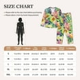 thumbnail image 6 of Junzan Watercolor Blooming Cactus Print Womens Pajama Sets,Long Sleeve Button Down For Women Pjs 2 Piece, 6 of 9