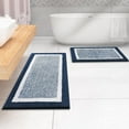 thumbnail image 2 of Bathroom Rug, Soft Absorbent Bathroom Mat and Bath Mat, Premium Microfiber Shag Bath Rug Machine Washable, Non Slip, Absorbent, Soft, Bathmat Shower Mat Outside Shower, 2 of 7