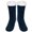 Navy, variant on Men Slipper Fuzzy Grip Socks Fluffy Cozy Cabin Warm Winter Soft Thick Comfy Fleece Non Slip Home Socks