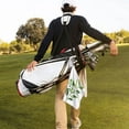 thumbnail image 7 of ONETECH Watercolor Eucalyptus Leaves Microfiber Premium Golf Towel 24x16in 1PC, 7 of 7