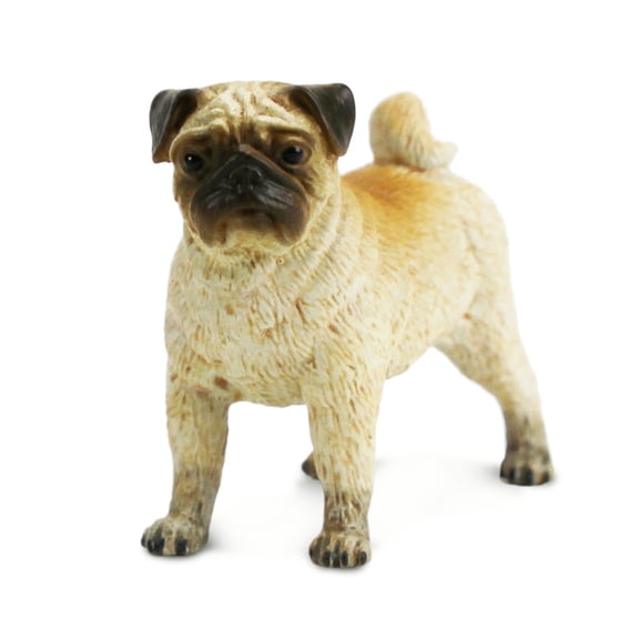 Safari Ltd. Pug Figurine - Realistic 2.75" Dog Figure - Educational Toy for Boys, Girls, and Kids Ages 3 
