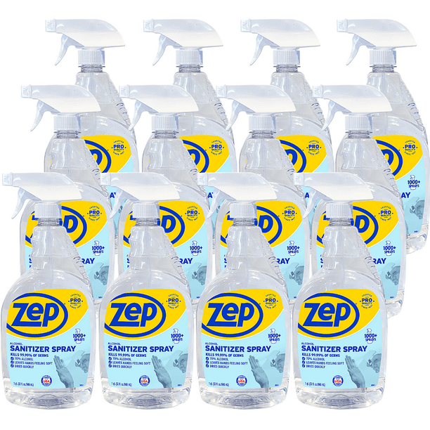 Zep Alcohol Sanitizer Spray 32 Fl. Oz. (Case of 12) ZULHSS32