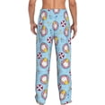 thumbnail image 2 of Bixox Men's Gnome Pool Party Patterned Pajama Pants with Pockets Lounge Clothes for Home, 2 of 5