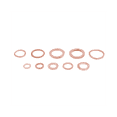 thumbnail image 1 of 200Pcs Copper Washer Gasket Nut Bolt Set Flat Sealing O Ring Solid Gasket Assortment Kit Car Engine Oil Gasket Plug, 1 of 8