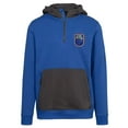 thumbnail image 2 of Men's Levelwear Blue St. Louis Blues Retro Chicane Quarter-Zip Pullover Hoodie, 2 of 3