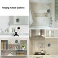 thumbnail image 6 of Mini suction cup wall clock bathroom anti-fog waterproof clock kitchen bathroom clockgrey:;:;, 6 of 7