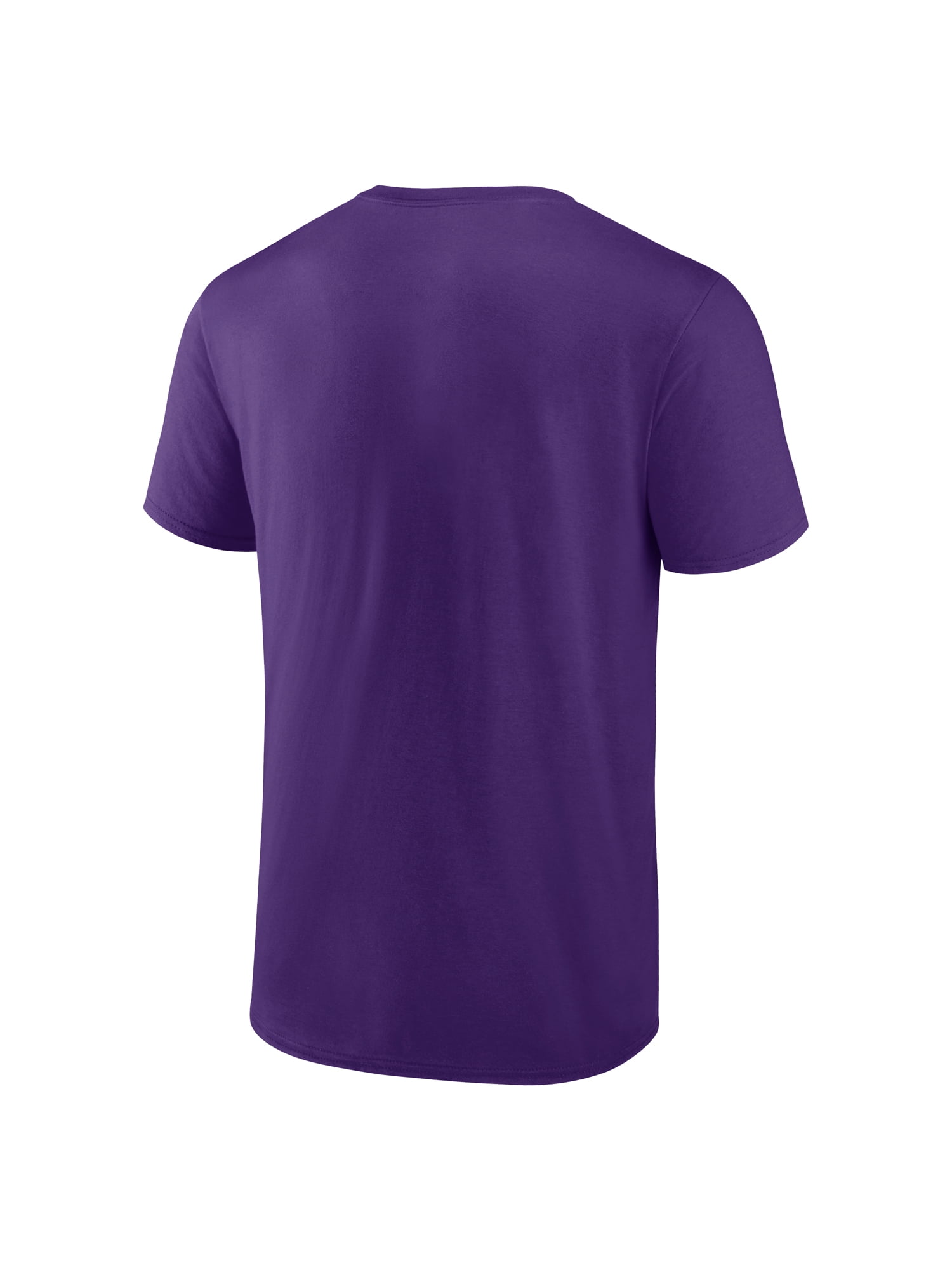 NCAA Louisiana State Tigers Men's Purple Cotton Short Sleeve T Shirt