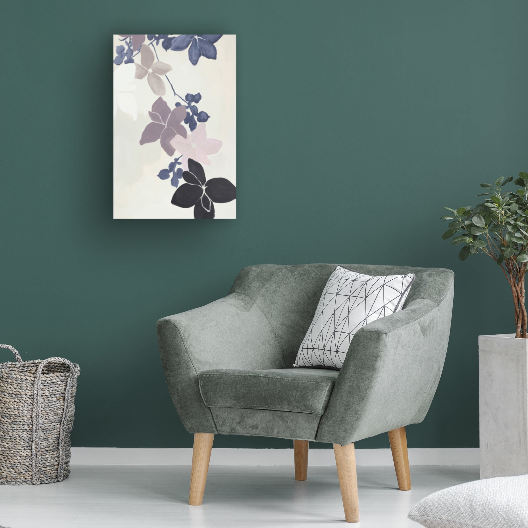 Canvas Wall Art - Design Fabrikken 'The Scent Of Flower' Wall Art for Living Room, Bedroom, or Office Décor by Trademark Fine Art - 16 x 24 Inches