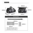 thumbnail image 4 of Bolsa trasera para motocicleta de 45 litros de gran capacidad, universal para motocicletas., 4 of 7