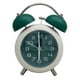 thumbnail image 1 of Reloj despertador electrónico inteligente verde, reloj electrónico de escritorio de noche para niños de primaria y secundaria, luz de noche silenciosa, campanas mecánicas lindas, reloj despertador de, 1 of 2