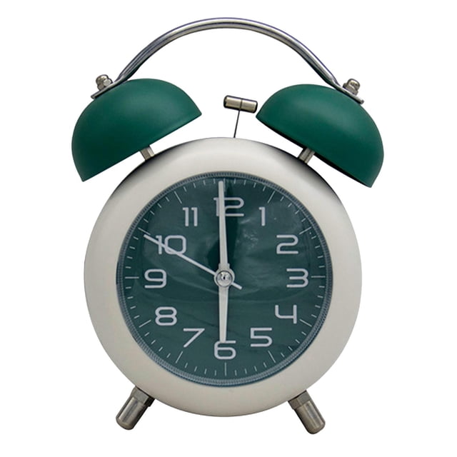 Children's primary and secondary school students' bedside desktop electronic clock night light silent cute mechanical clock pointer alarm clock