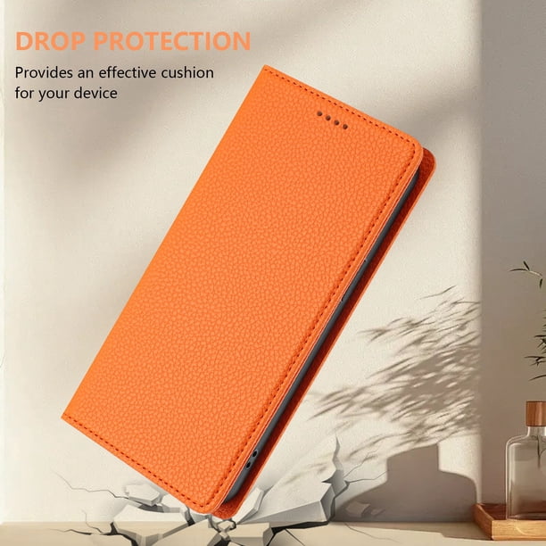 Phone Case for TCL NxtPaper 70 Pro, Lychee Pattern PU Leather Case