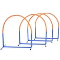 thumbnail image 1 of Blue Dog Agility Training Set - 4 PCS Obstacle Course for Backyard Fun & Senior Dogs - PE & ABS Construction - 34.6" L x 25.2" W x 37.4" H, 1 of 7
