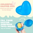 thumbnail image 5 of Joyfy 36PCS 3.15" Easter Eggs, Empty Easter Eggs Fillable, Colorful Bright Plastic Large Eggs Bulks for Easter Hunt,Party Favors, Easter Decorations, 5 of 10