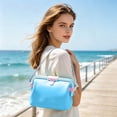 thumbnail image 5 of 1PC Huggea Bag, Women Summer Silicone Handbag, 135.26 fl oz Waterproof Foldable Crossbody Tote, 5 of 6