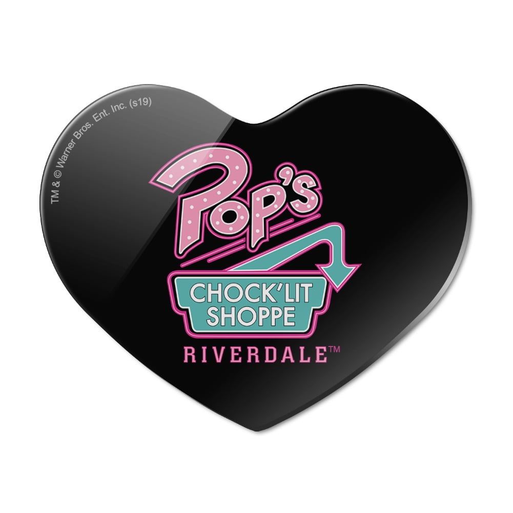 Riverdale Pops Chock'lit Shoppe Heart Acrylic Fridge Refrigerator