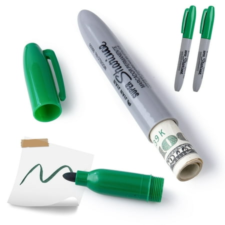 MyMealivos 2pcs Fake Pen Diversion Safe Keep Your Valuables Secretly Hidden Marker Pen Storage to Hide Small Items- Green