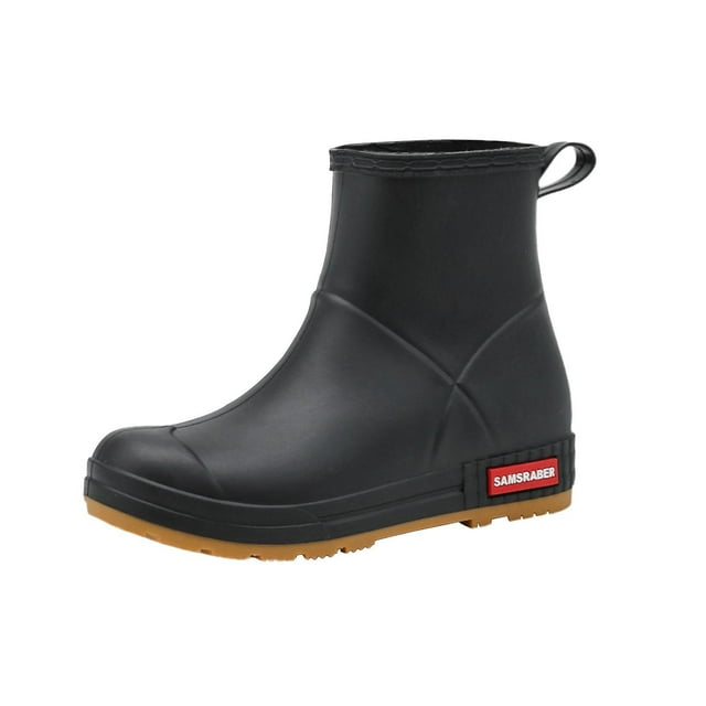 Botas de lluvia para mujer Botas de lluvia antideslizantes, botas impermeables Lluvia sin costuras para días lluviosos 235cmx17cm