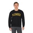 thumbnail image 6 of Plumber Sweatshirt Gifts Crew Neck Shirt Long Sleeve Unisex, 6 of 7